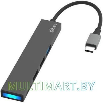 USB-хаб Ritmix CR-4314 Metal